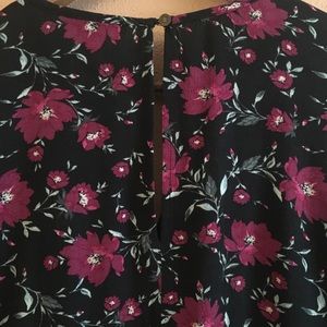 american eagle outfitters dresses flowy black boho dress with wine